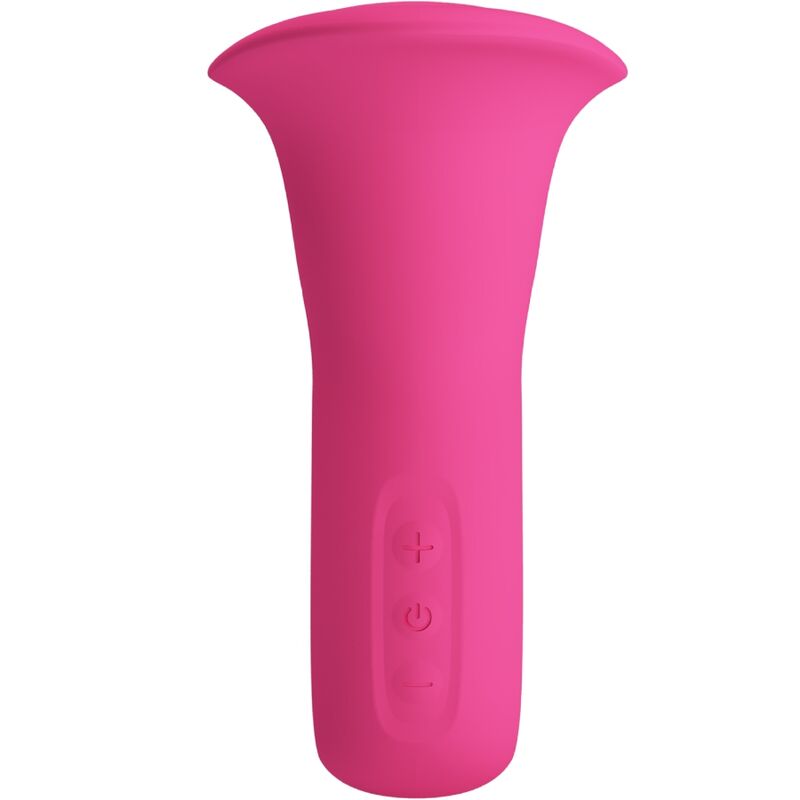 PRETTY LOVE - CLYDE VIBRADOR ORAL LENGUA VIBRADORA 12 VIBRACIONES ROSA