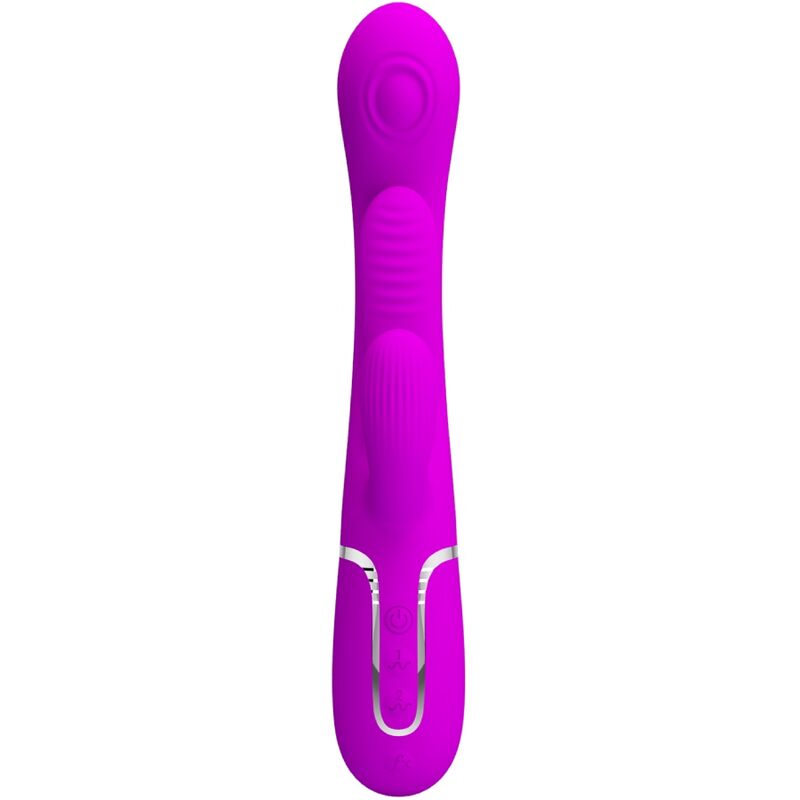 PRETTY LOVE - SHANIA TRIPLE VIBRADOR RABBIT MULTIFUNCIÓN ROSA