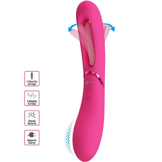 ROMANCE - LEXIE VIBRADOR PUNTO G 7 VIBRACIONES ROSA