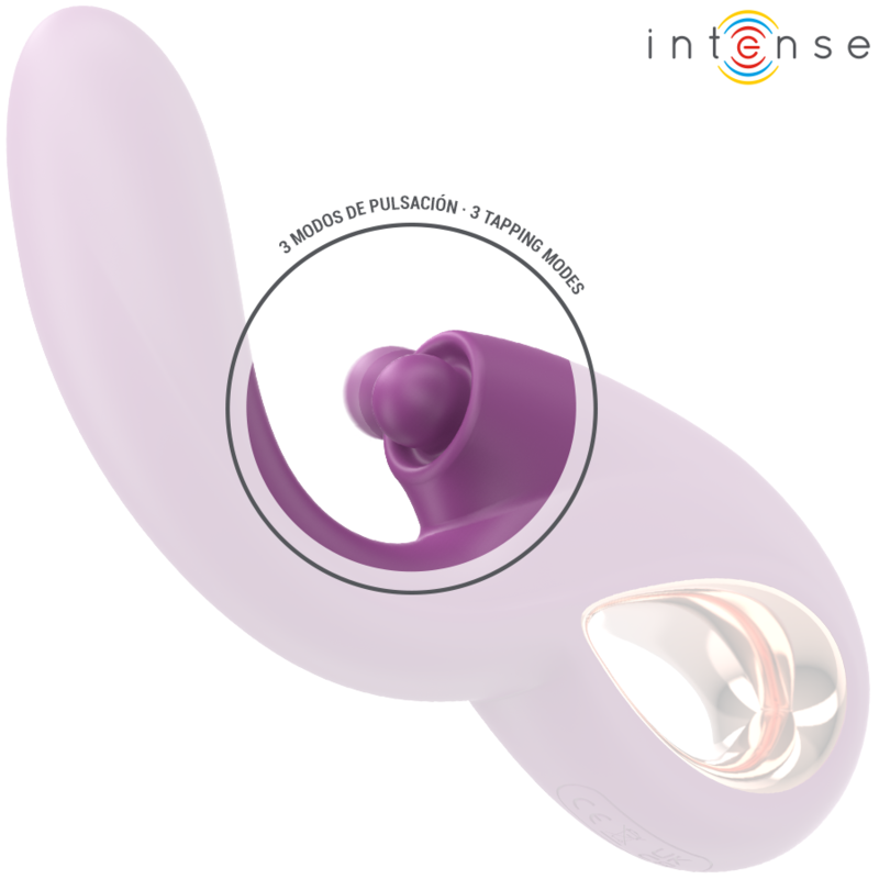 INTENSE - LALI VIBRADOR PUNTO G MULTIFUNCIÓN ESTIMULACIÓN & EMPUJE & VIBRACIÓN MORADO