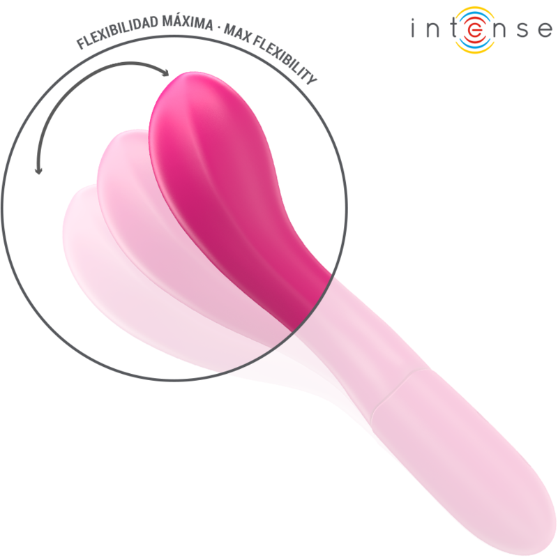 INTENSE - LISETTE VIBRADOR 19 CM FLEXIBLE 10 VIBRACIONES ROSA