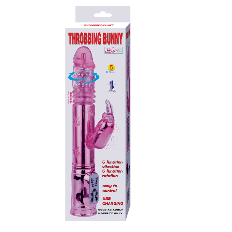 BAILE - THROBBING BUNNY ROTADOR RAMPANTE ROSA