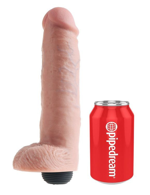 KING COCK - PENE REALISTICO EYACULADOR NATURAL 25.40 CM