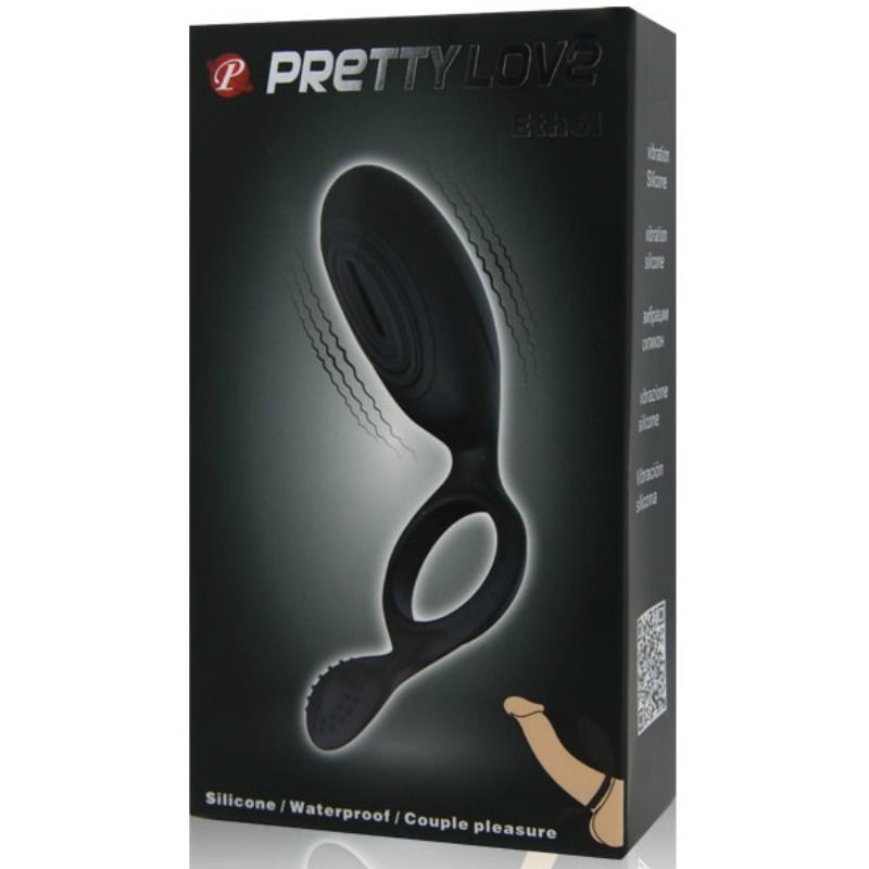 PRETTY LOVE - ETHEL ANILLO VIBRADOR CON ESTIMULADOR