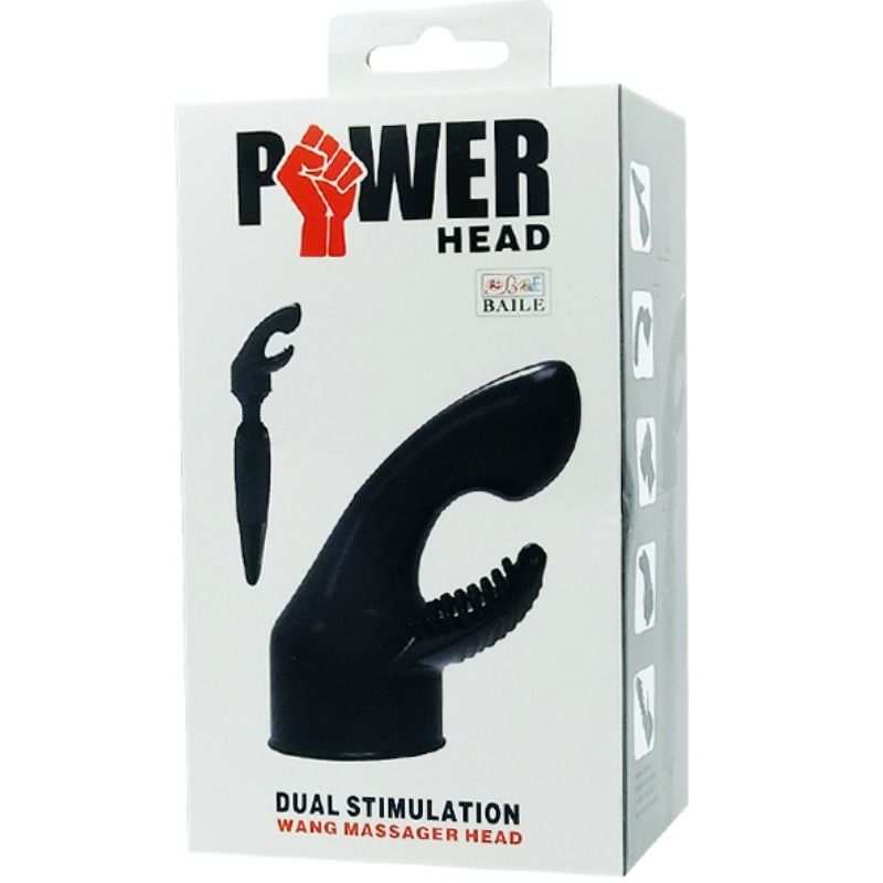 BAILE - POWER HEAD CABEZAL INTERCAMBIALE PARA MASAJEADOR ESTIMULACION PUNTO G Y CLITORIS