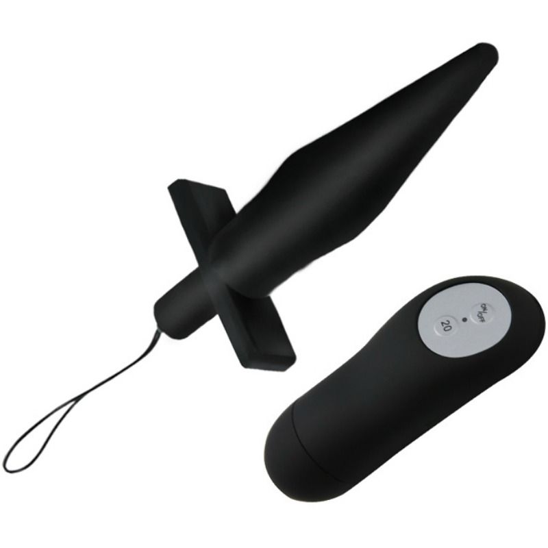 BAILE - BUTT PLUG ANAL CON VIBRACION NEGRO