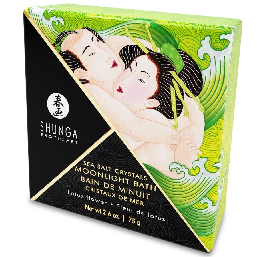 SHUNGA - SALES DE BAÑO AROMATIZADAS LOTUS 75 GR