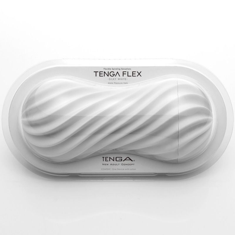 TENGA - FLEX MASTUBADOR MASCULINO BLANCO