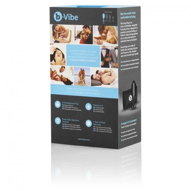 B-VIBE - SNUG PLUG ANAL 4 NEGRO