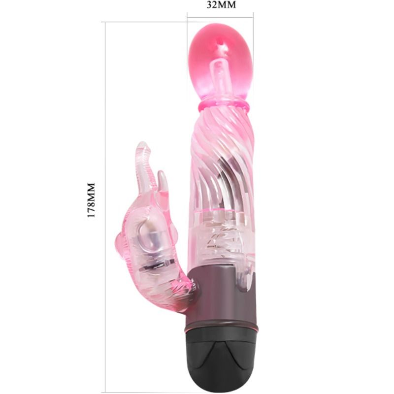 BAILE - GIVE YOU A KIND OF LOVER VIBRADOR CON RABBIT ROSA 10 MODOS