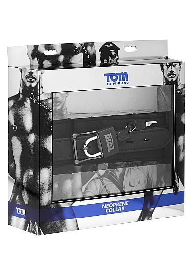 TOM OF FINLAND - COLLAR NEOPRENO CON CANDADO