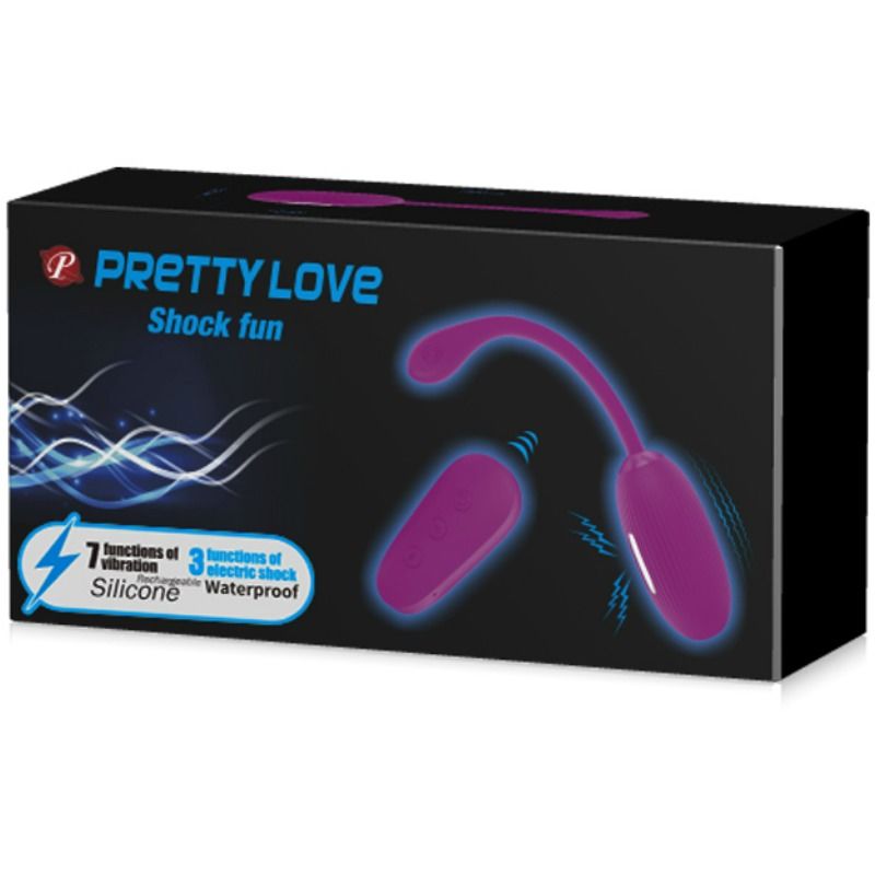 PRETTY LOVE - SHOCK FUN HUEVO VIBRADOR Y ELECTROSHOCK