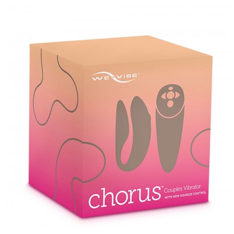 WE-VIBE - CHORUS VIBRADOR PAREJAS CON CONTROL SQUEEZE ROSA