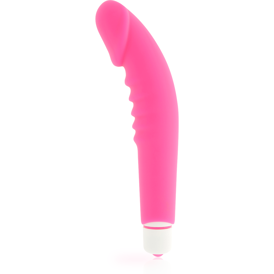 DOLCE VITA - REALISTIC PLEASURE VIBRADOR SILICONA ROSA