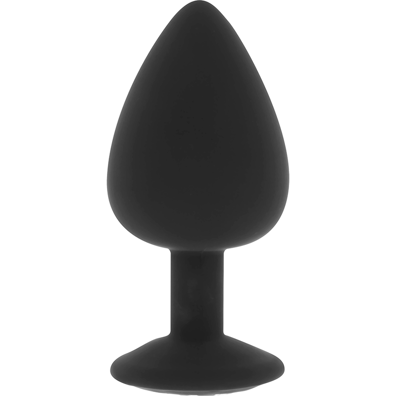 OHMAMA - PLUG ANAL SILICONA DIAMOND TALLA M 8 CM