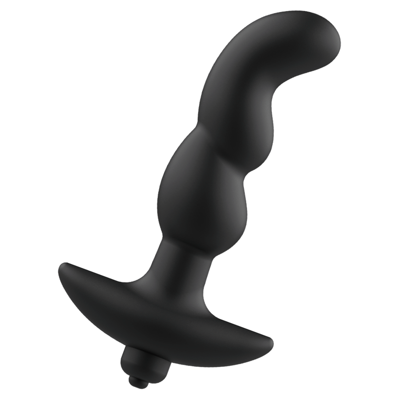 ADDICTED TOYS - MASAJEADOR ANAL CON VIBRACIÓN NEGRO MODELO 2